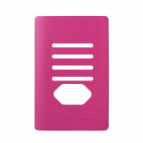 Placa p/ 4 Interruptores + tomada 4x2 (especial) - Novara rosa Fosco